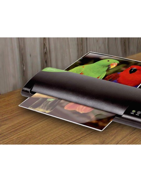 Bolsa de plastificar q-connect 325 x 220 mm 125 mc folio caja de 100 unidades