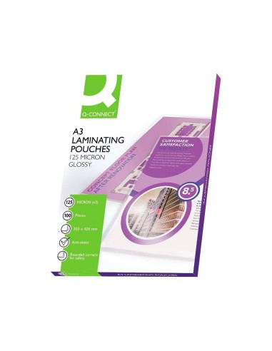 Bolsa de plastificar q-connect 303 x 426 mm 125...