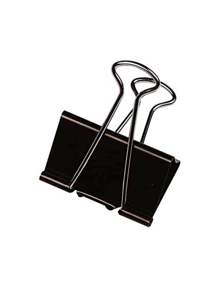 Pinza metalica q-connect reversible n.5 51 mm caja de 10 unidades