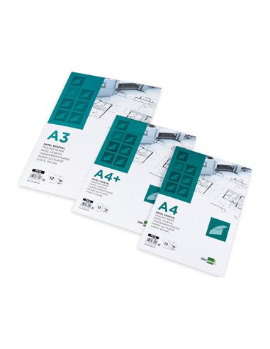 Papel vegetal liderpapel a4 70gr 210x297mm...
