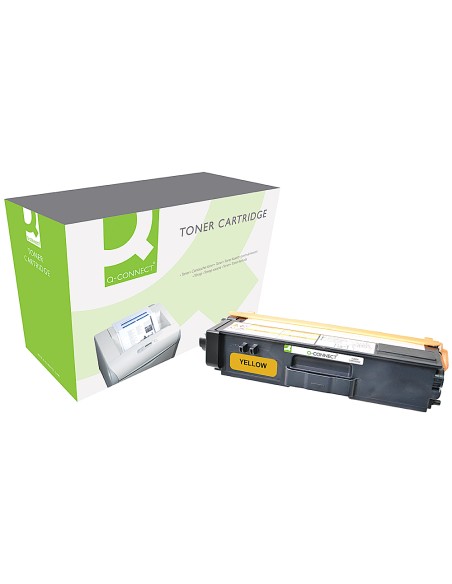 Toner q-connect compatible brother tn325y hl-4140cn / 4150cdn / 4570cdw / 4570cdwt / dcp 9055 amarillo 3.500 pag