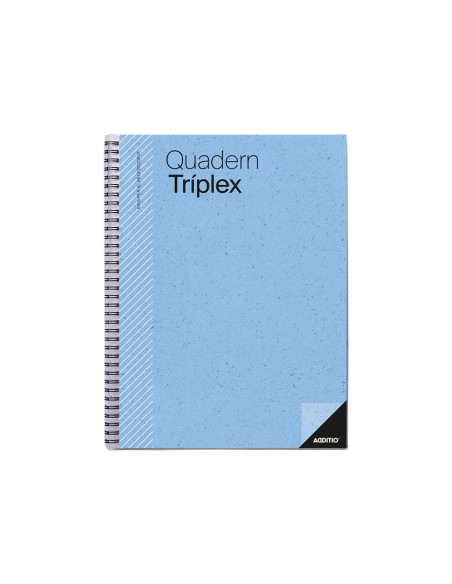 Cuaderno triplex catalan additio evaluacion continua plan semanal tutorias 6 fundastransparentes 225x310 mm