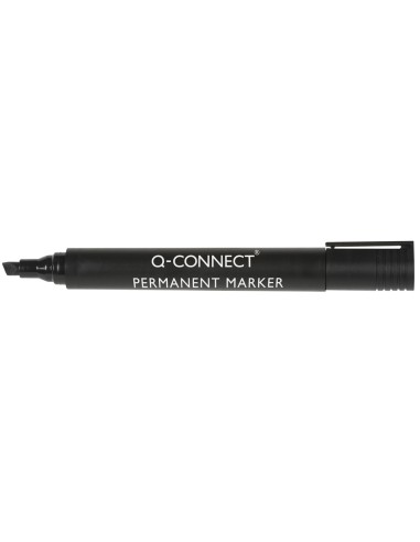 Rotulador q-connect marcador permanente negro...