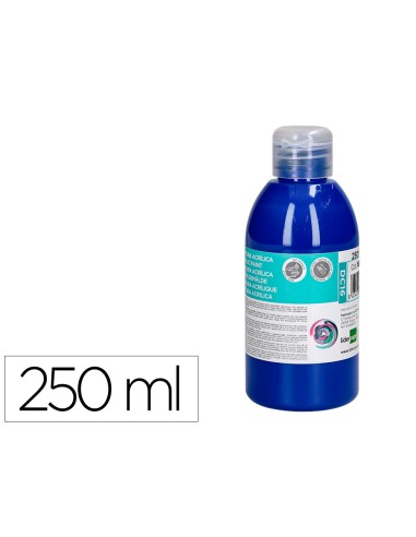 Pintura acrilica liderpapel bote de 250 ml azul...