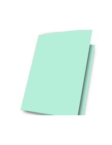 Subcarpeta cartulina gio folio verde pastel 180...