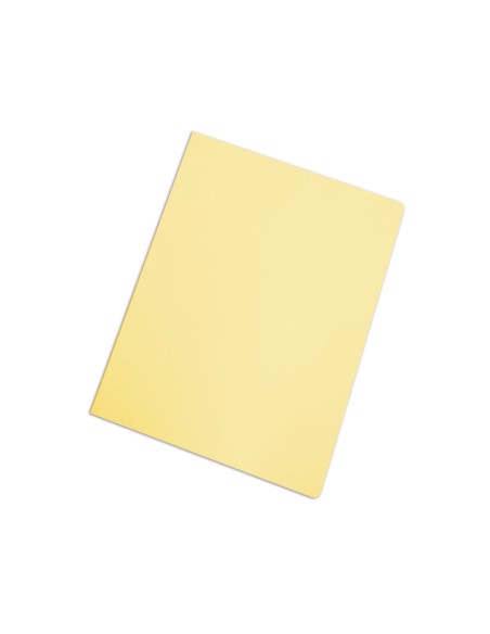 Subcarpeta cartulina gio folio amarillo pastel 180 g/m2