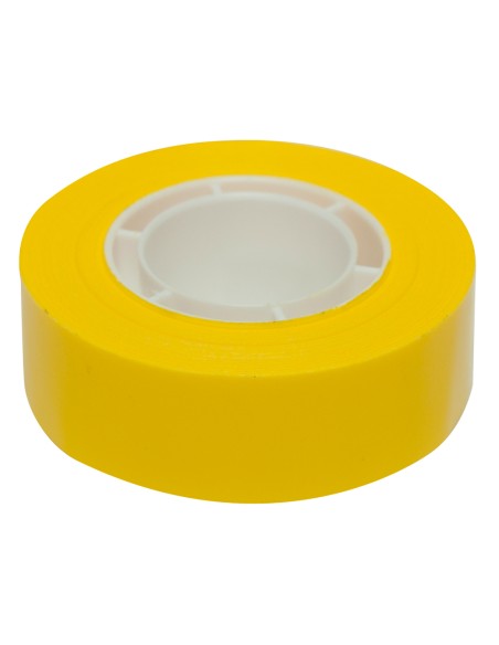 Cinta adhesiva apli 33 m x 19 mm color amarillo