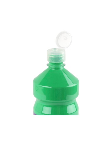 Tempera liquida liderpapel escolar 1000 ml verde