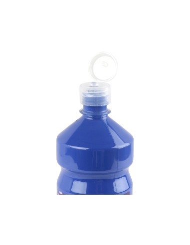 Tempera liquida liderpapel escolar 1000 ml azul...