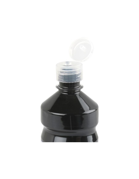 Tempera liquida liderpapel escolar 500 ml negro