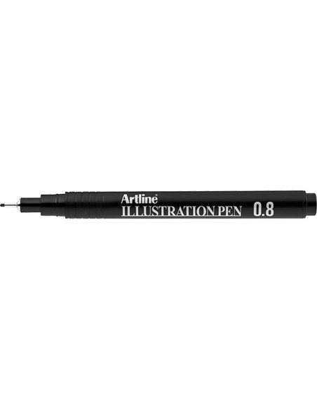 Rotulador artline calibrado micrometrico negro illustration pen ek-288iln punta poliacetal 0,8mm