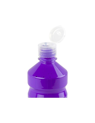 Tempera liquida liderpapel escolar 500 ml violeta