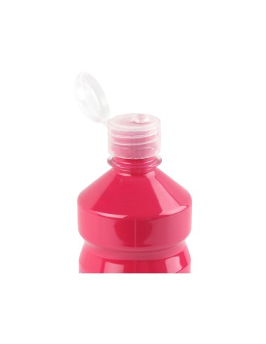Tempera liquida liderpapel escolar 500 ml fucsia