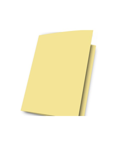 Subcarpeta cartulina gio din a4 amarillo pastel 180 g/m2