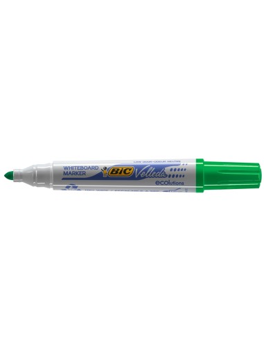 Rotulador bic velleda para pizarra verde punta...