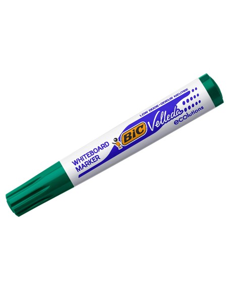 Rotulador bic velleda para pizarra verde punta redonda 1,3 mm