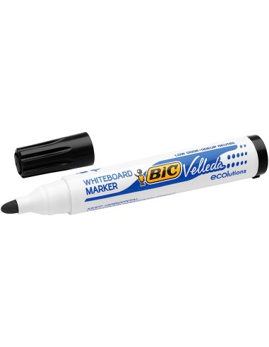 Rotulador bic velleda para pizarra negro punta...