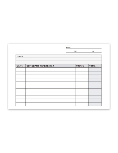 Talonario liderpapel multiusos octavo duplicado...