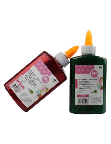 Purpurina pegamento liderpapel fantasia colores...