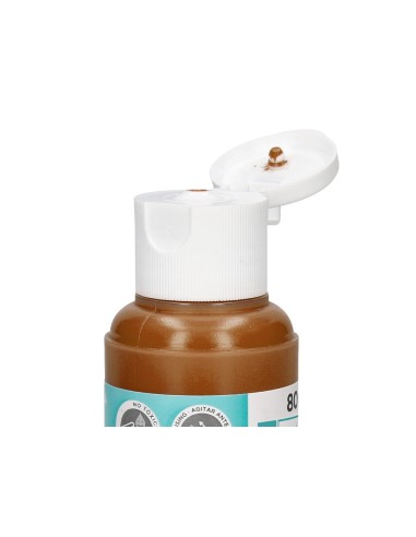 Pintura acrilica liderpapel bote de 80 ml marron