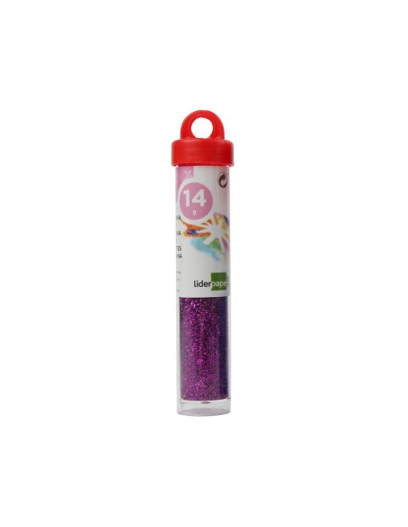 Purpurina liderpapel fantasia colores metalicos surtidos bote de 14 gr