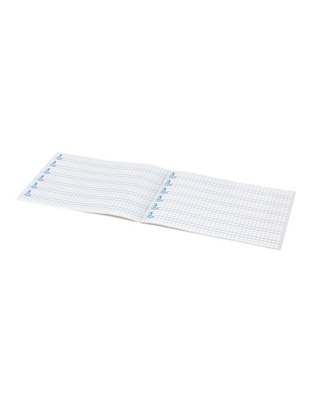 Libreta liderpapel pautaguia tapa cartoncillo 32 hojas din a5 70 gr cuadriculado pautado 6 mm apaisado
