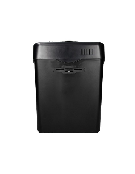 Destructora de documentos q-connect kf17970 capacidad de corte 6 h destruye grapas clips y tarjetas papelera 14l