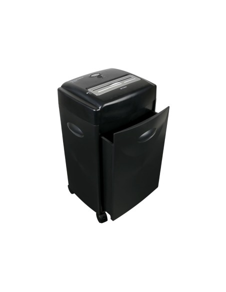 Destructora de documentos q-connect kf15553 capacidad de corte 15 h destruye grapas clips cd y tarjetas 35 litros