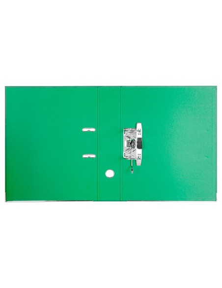 Modulo liderpapel 2 archivadores folio 2 anillas mecanismo de palanca 75mm verde
