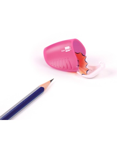 Sacapuntas liderpapel plastico 1 uso con...