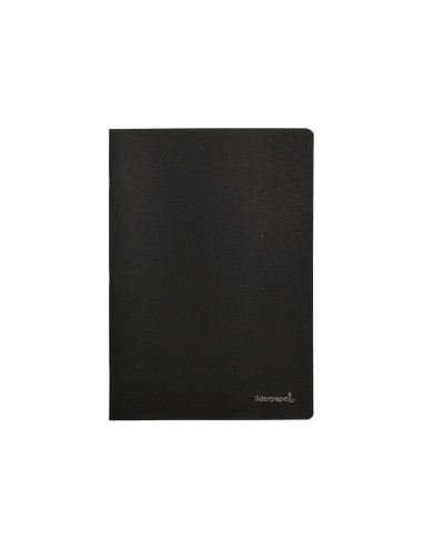 Libreta liderpapel tapa negra a4 80 hojas 60gr...