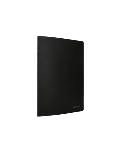 Libreta liderpapel tapa negra a4 80 hojas 60gr...