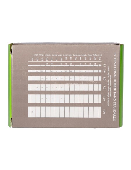 Bandas elasticas q-connect 100 gr 180 x 16 mm numero 18