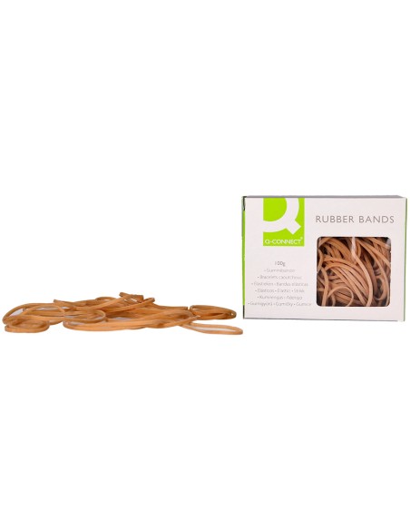 Gomillas elasticas q-connect 100 gr numero 10 100 x 2 mm