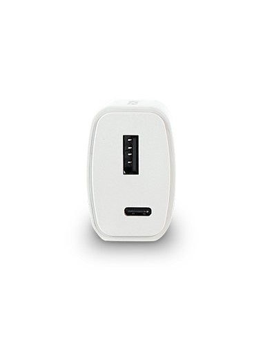 Cargador pared groovy 1 usb-a + 1 usb-c carga...