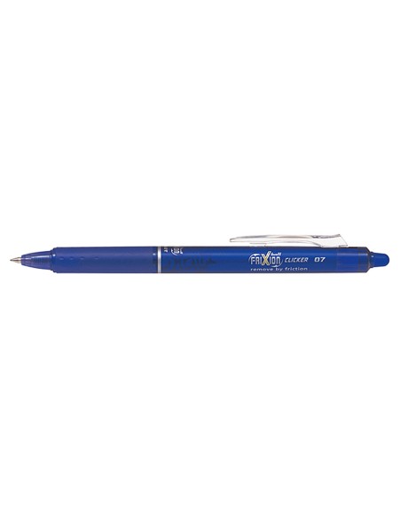 Boligrafo pilot frixion clicker borrable 0,7 mm color azul