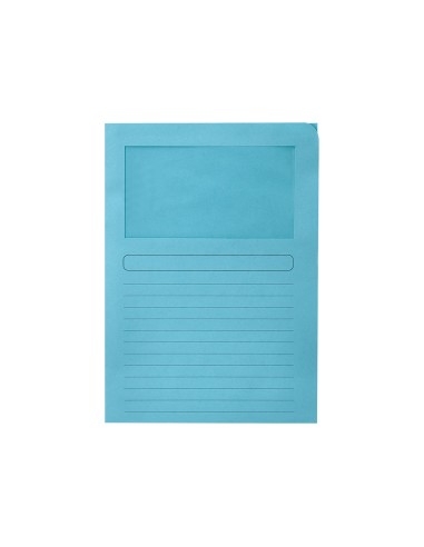 Subcarpeta cartulina q-connect din a4 azul con...