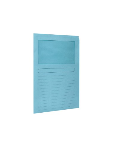 Subcarpeta cartulina q-connect din a4 azul con...