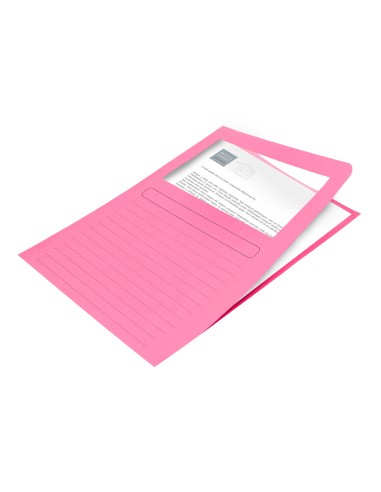 Subcarpeta cartulina q-connect din a4 rosa con...