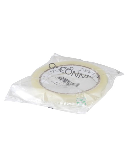 Cinta adhesiva q-connect transparente 66 m x 12 mm encelofanada