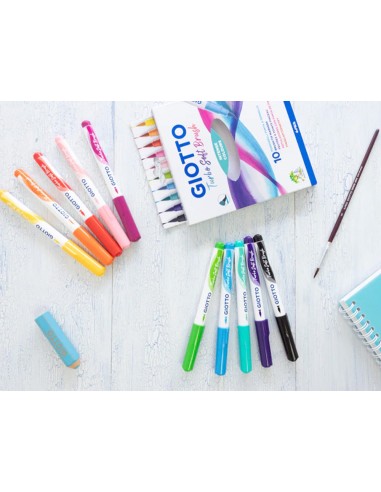 Rotulador giotto turbo soft brush punta de...