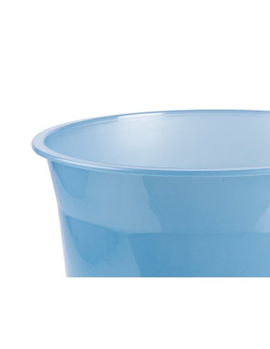 Papelera plastico liderpapel celeste...