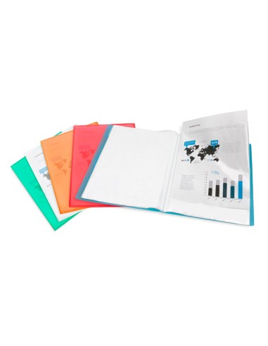 Carpeta liderpapel escaparate 47481 10 fundas...