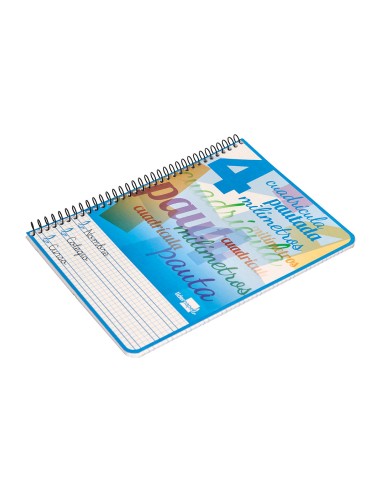 Cuaderno espiral liderpapel cuarto pautaguia...