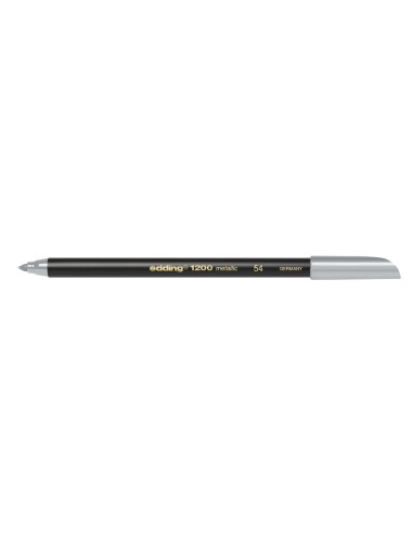 Rotulador edding punta fibra 1200 plata n. 54...