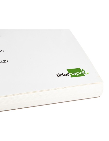 Bloc dibujo liderpapel esbozos espiral din a4 210x297mm 100 hojas 90gr/m2 sin recuadro