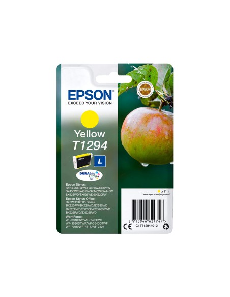 Ink-jet epson stylus t1294 amarillo sx420w / 425w / office bx305f / bx320f -alta capacidad-