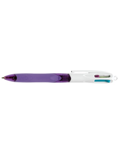 Boligrafo bic cuatro colores con grip colores...
