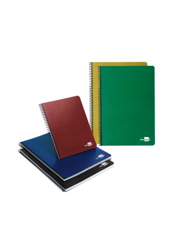 Cuaderno espiral liderpapel a4 tapa dura 80h 75...