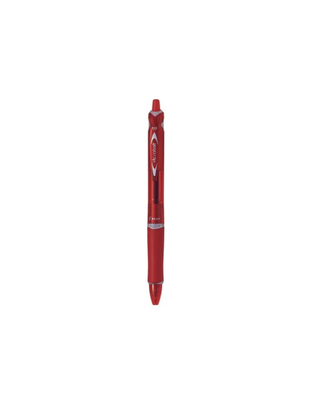 Boligrafo pilot acroball rojo tinta aceite punta de bola de 1,0mm retractil